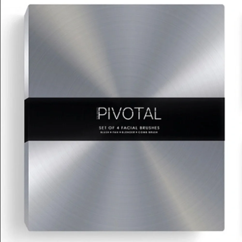 PIVOTAL COSMETICS || 4-Piece Essentials Facial Brush Set 🔘NWT🔘